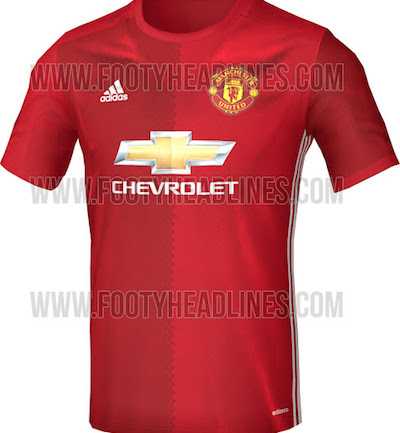 Manchester United adidas maillot domicile 2016-2017