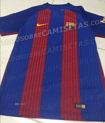 maillot fc barcelone 2016-2017