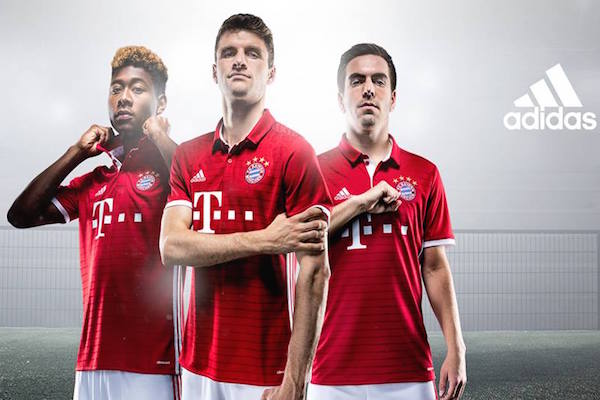 Le Bayern Munich et adidas ont officialisé le maillot 2016-2017. - @DR