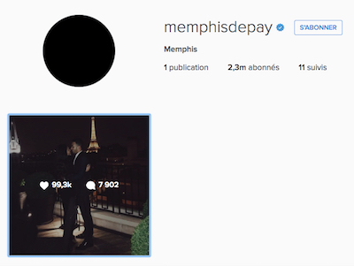 Memphis Depay instagram