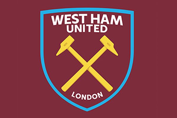 Voilà le nouveau logo du club de West Ham en Premier League. - @DR