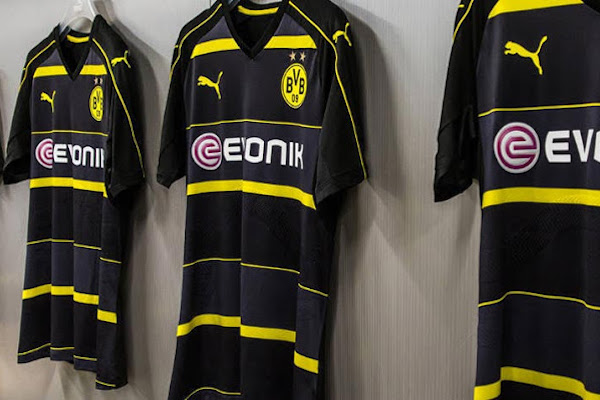 Le Borussia Dortmund a officialisé son nouveau maillot extérieur 2016-2017.  - @DR