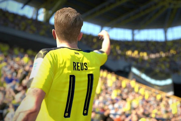 Marco Reus, l''ambassadeur principal de FIFA 17 est bien présent dans la campagne promotionnelle du jeu. 