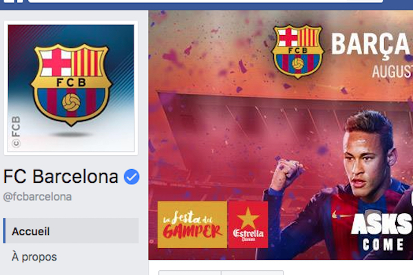 Facebook veut motiver les grands clubs de foot à utiliser sa fonction live. - @DR