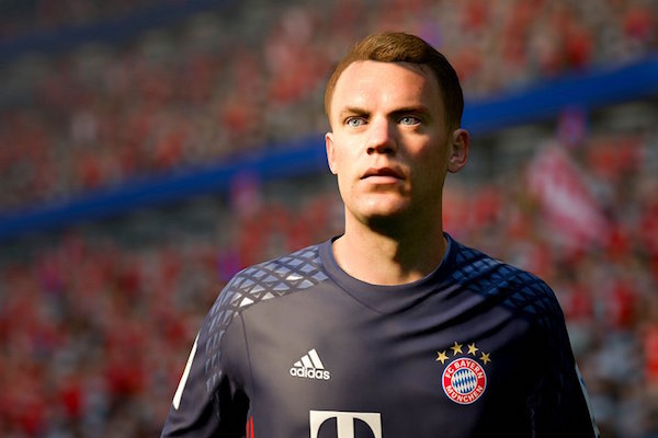 Voilà le double de Manuel Neuer dans le jeu sur console, FIFA 17. - @EAsports