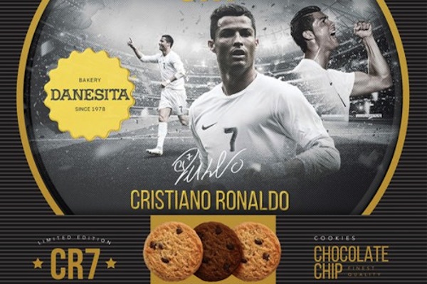Une entreprise portugaise vient de lancer des cookies à l'images de CR7. - @DR