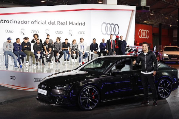 Au global, les Audi reçues par les joueurs du Real Madrid sont plus chères que celles livrées au FC Barcelone. - @Twitter