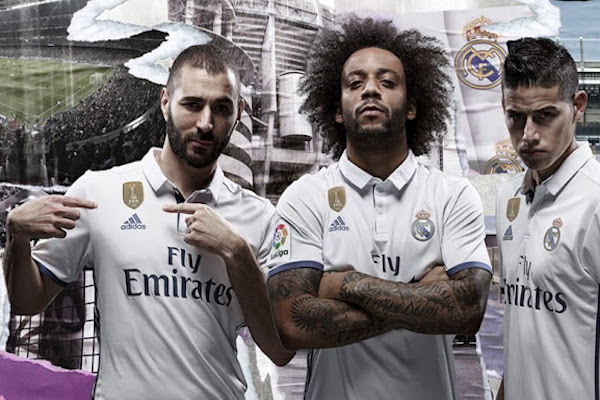 Karim Benzema et ses copains du Real Madrid ont un nouveau patch de champions du monde sur le maillot.