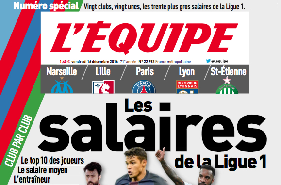 C'était à prévoir et ce fut le cas, l'enquête du journal L'Equipe sur les salaires du foot français a provoqué une vague de réactions. 