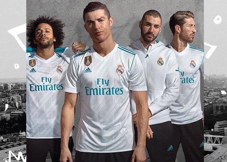 Maillot Extérieur Real Madrid 2018