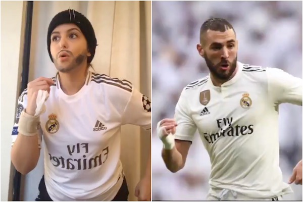 Benzema parodie Real Madrid