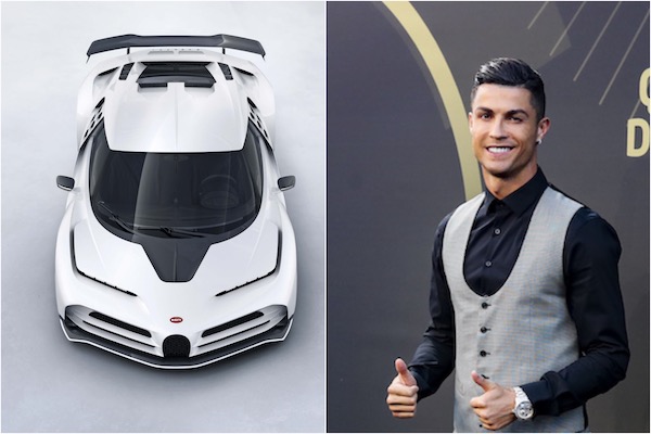 Cristiano Ronaldo bugatti voiture