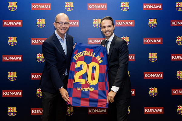 FC Barcelone Konami sponsor