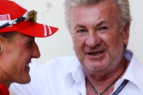 Michael Schumacher et son ancien agent, Willi Webber - @Iconsport