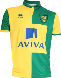 Norwich City maillot domicile 2015-2016