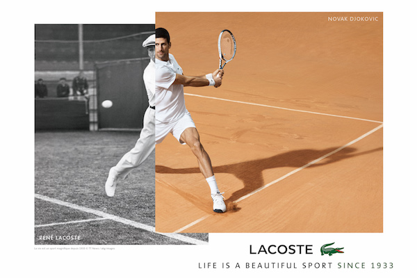 Novak Djokovic chez Lacoste : un deal à 