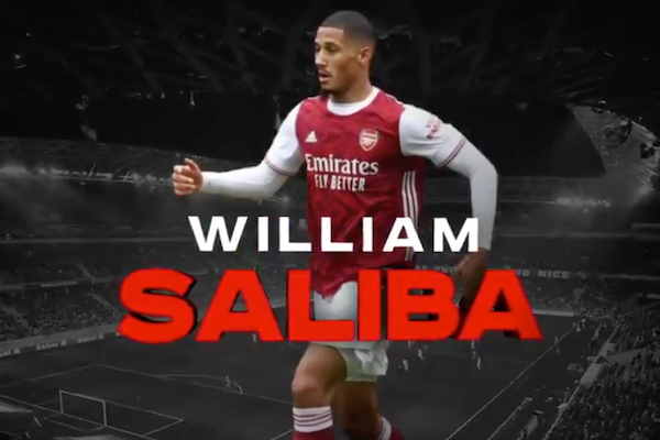 OGCN Arsenal transfert Saliba