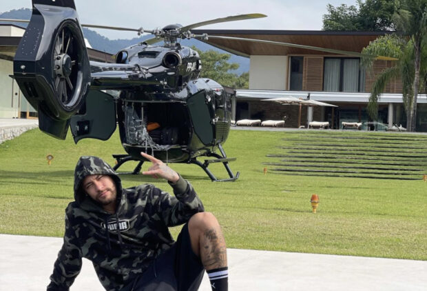 Neymar PSG maison hélicoptère