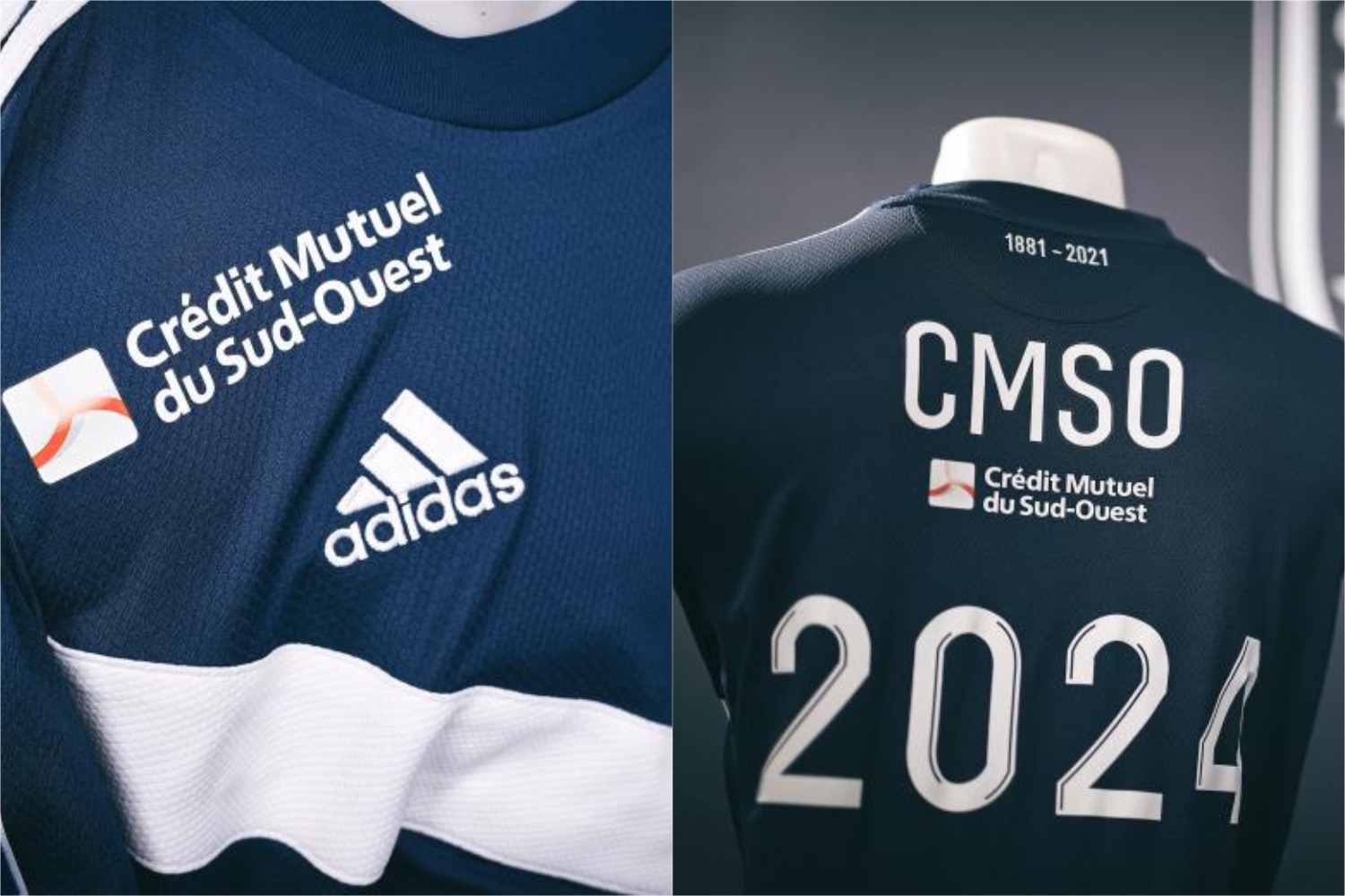 New sponsor of Girondins jersey for men and women