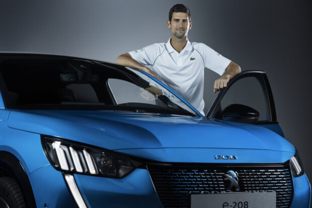 Djokovic sponsor Peugeot