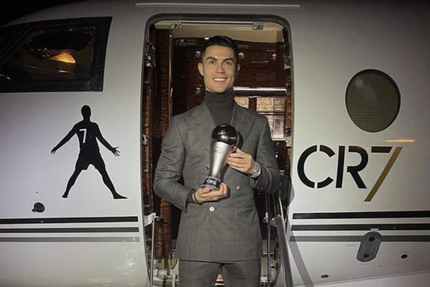 Cristiano Ronaldo jet privé